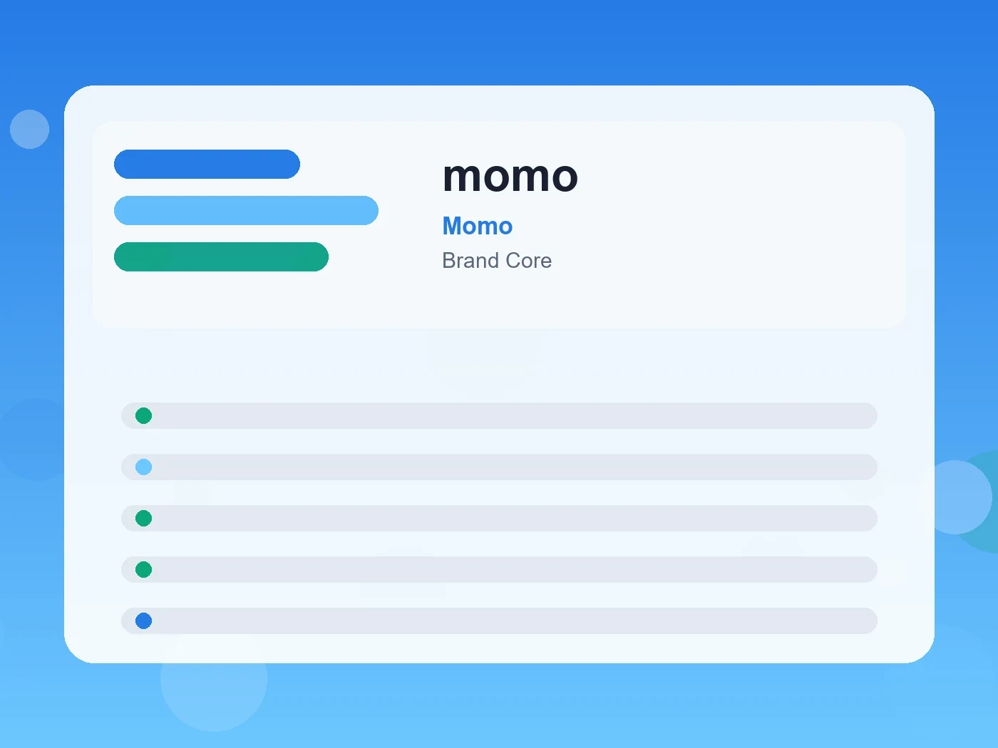 Momo momo guide visual